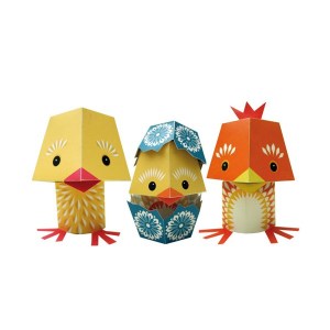 poussins et oeufs de Pâques