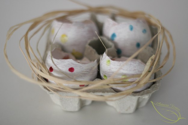 les oeufs de Pâques décorés