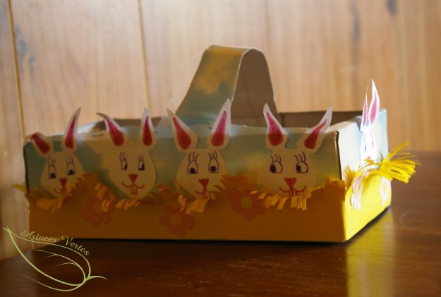 fabriquer un panier de Pâques