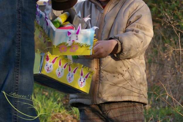 fabriquer un panier de Pâques