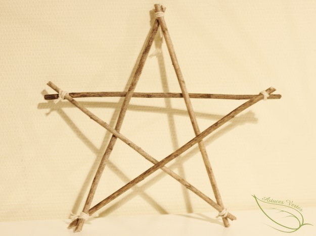 fabriquer une étoile de Nöel en bois