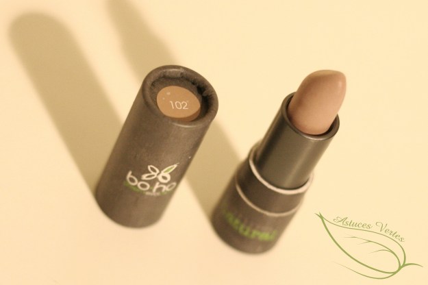 avis rouge à lèvre bio Boho Green et Avril