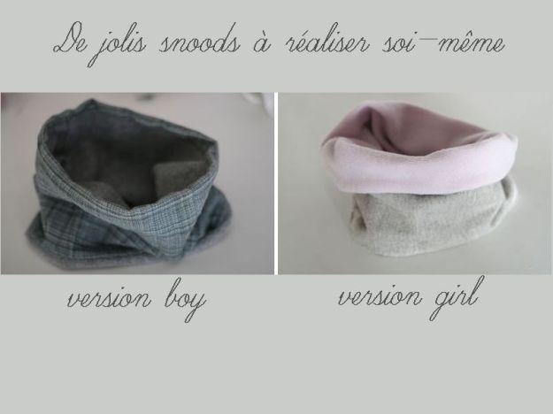 coudre un snood tuto facile
