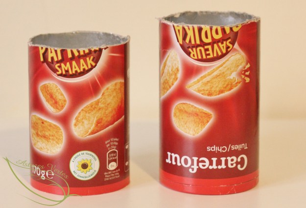 Un pot à crayon DIY à partir d'une boite de Pringles