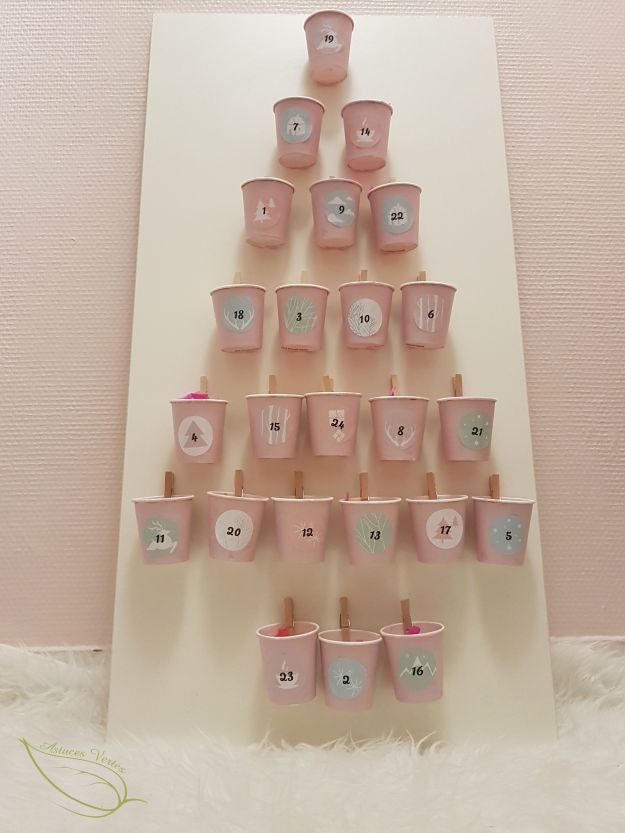 tuto calendrier de l'avent style scandinave DIY