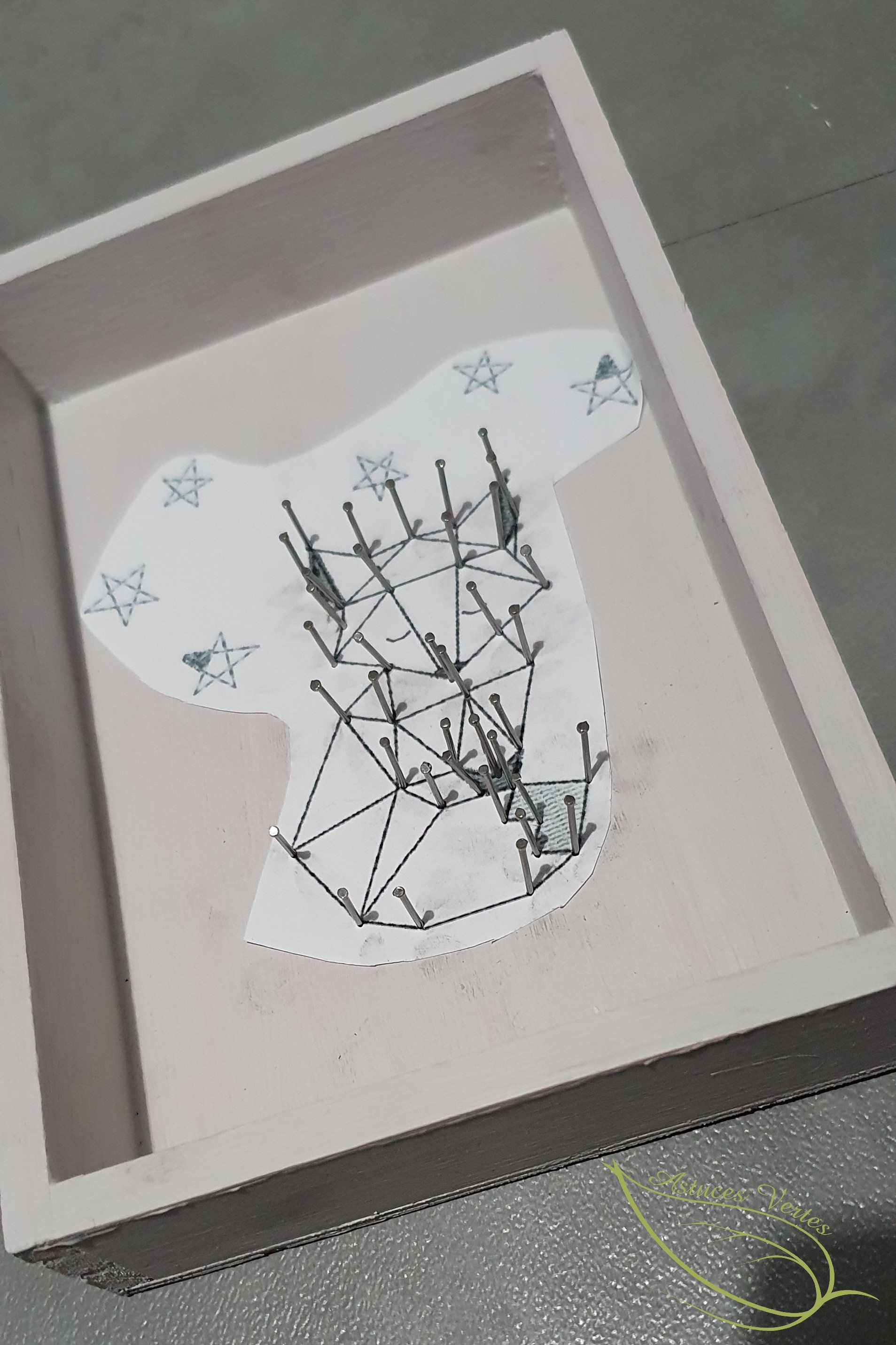 Un cadre en string art | Astuces Vertes, image size:1907x2861